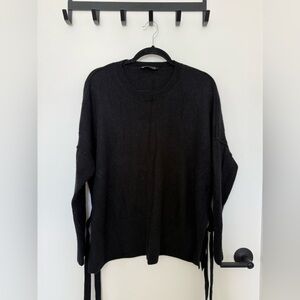 Athleta Black Cashmere Sweater - Size L